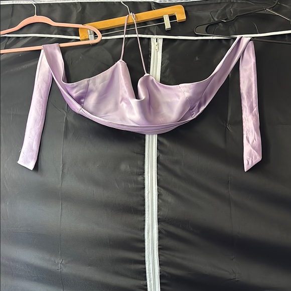 Zara Purple Blouse Top - Picture 1 of 2